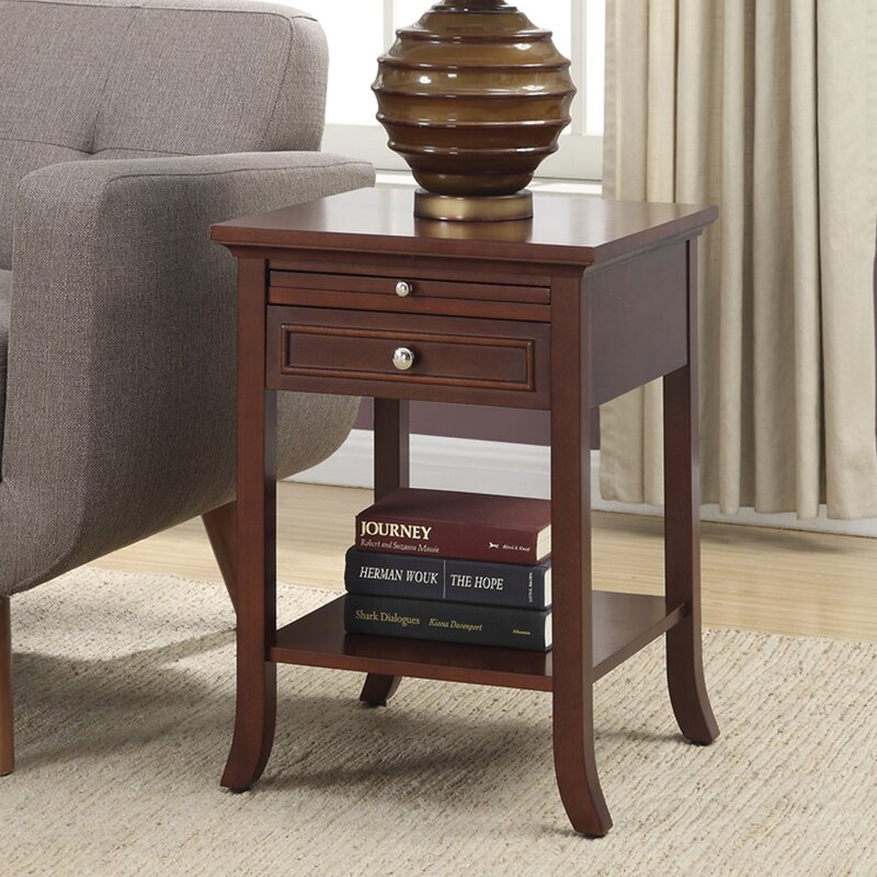 Andover Mills End Table With Storage & Reviews Wayfair